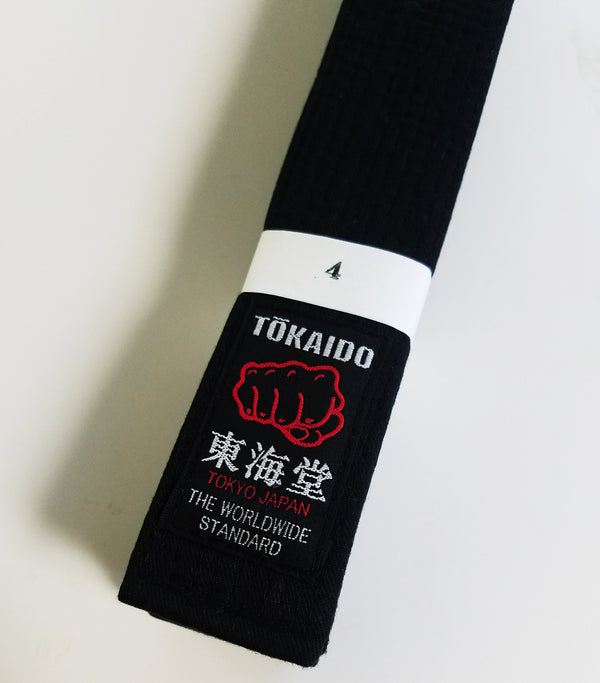 Tokaido Japan BLBK 賛成者 Pro Black Belt - 1.5"